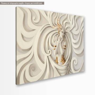 Canvas print  Goddess sculpture Framed canvas View 1 2