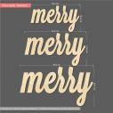 Ξύλινη πινακίδα merry
