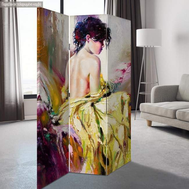 Παραβάν Nude girl portrait