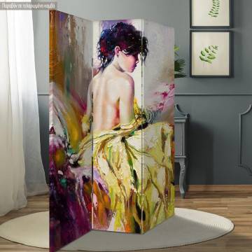 Room divider Olive tree at the sea 2