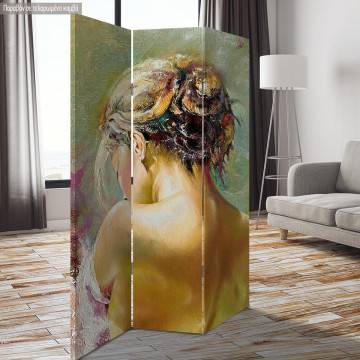 Room divider Portrait of a girl 2