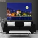 Canvas print Thessaloniki at night