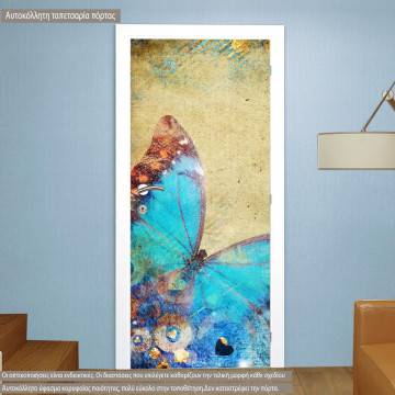 Door sticker Butterfly II artistic 2