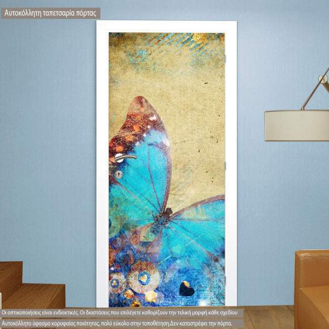 Door sticker Butterfly II artistic