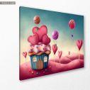 Kids canvas print Sweet love, side