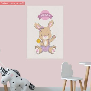 Canvas print Cute little bunny