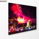 Canvas print Thessaloniki celebrating, side