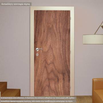 Door sticker Wood Walnut 2