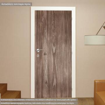 Door sticker Wood dark brown 2