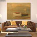 Canvas print Boats by the sea, Oikonomou M.