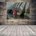Canvas print Siege of la Rochelle, Motte H.