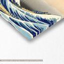 Canvas print The great wave off Kanagawa, K. Hokusai, panoramic