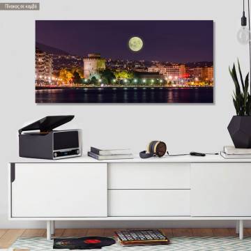 Canvas print The great wave off Kanagawa, K. Hokusai, panoramic