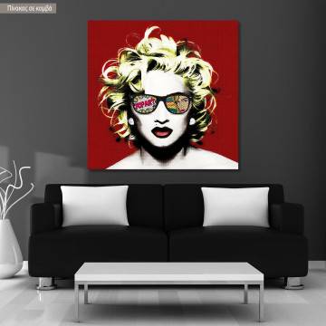 Πίνακας ζωγραφικής Marilyn in pop art, αντίγραφο σε καμβά