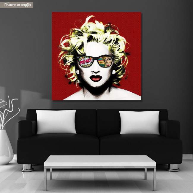 Πίνακας ζωγραφικής Marilyn in pop art, αντίγραφο σε καμβά