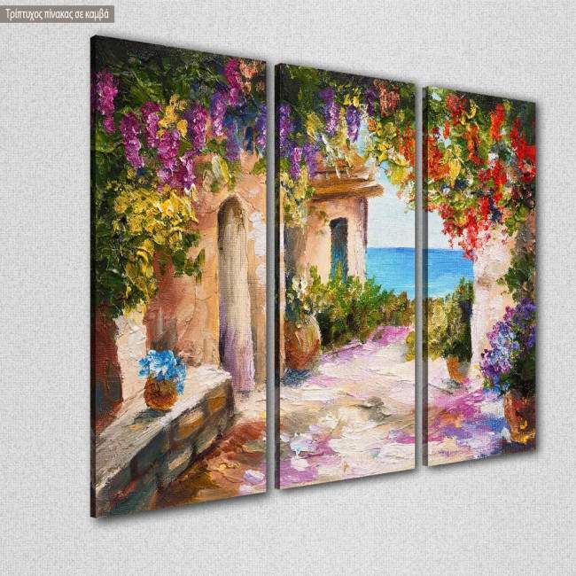 Canvas print There's always hope, 3 panels