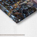 Canvas print Manhattan at sunset vertical, detail