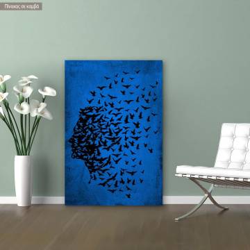 Canvas print Human spirit vertical