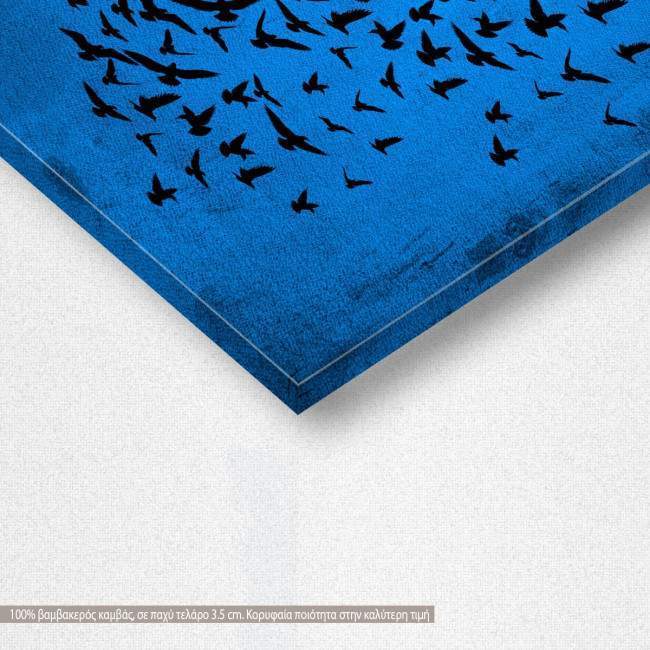 Canvas print Human spirit vertical, detail