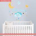 Kids wall stickers Sleepy sky.