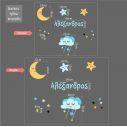 Kids wall stickers Sleepy sky.