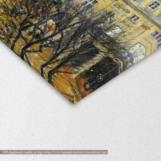 Canvas print Plaza del Teatro, Pissarro C, detail