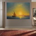 Πίνακας ζωγραφικής Sunset over Ischia, Aivazovsky I, αντίγραφο σε καμβά