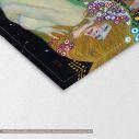 Canvas print Water serpents II, Klimt G,  3 panels, detail
