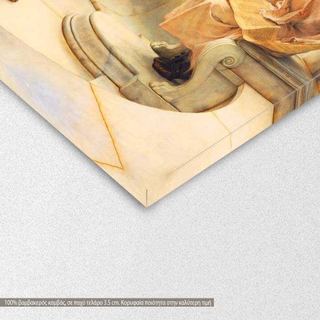 Canvas print A reading from Homer, Alma Tadema L, detail