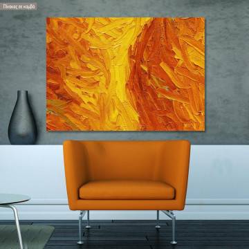 Canvas print Wheat abstract