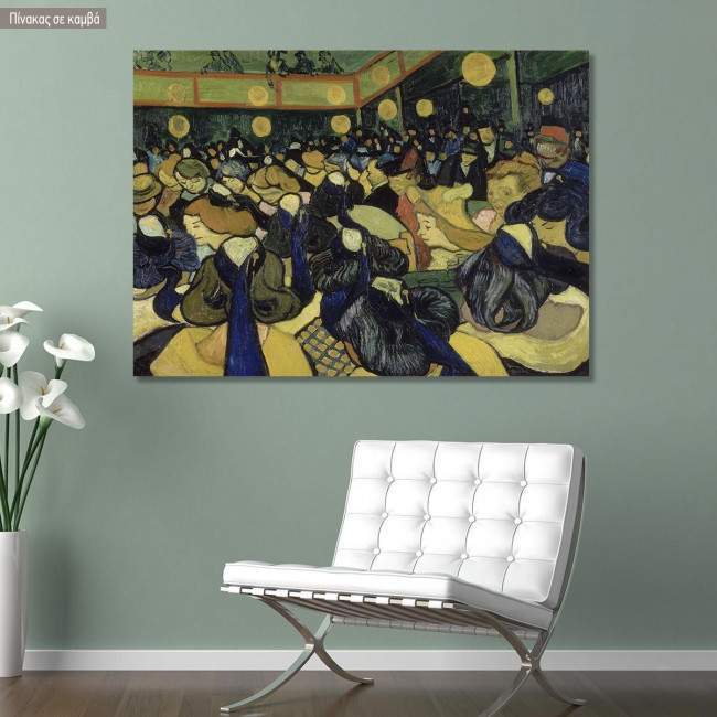 Canvas print  The dance hall in Arles, Vincent van Gogh