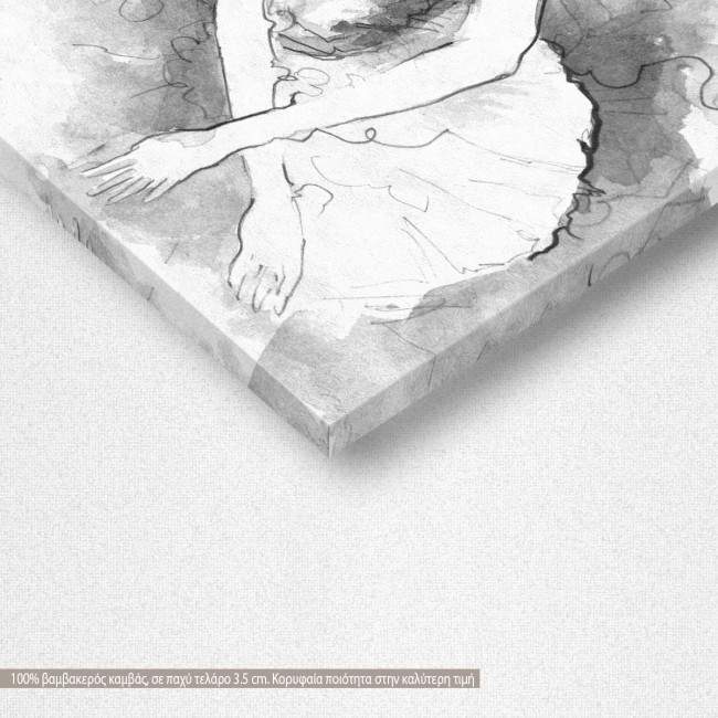 Canvas print Ballerina, detail