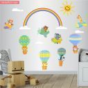 Kids wall stickers Flying animals