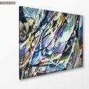 Canvas print Abstract oil painting illustration III, side