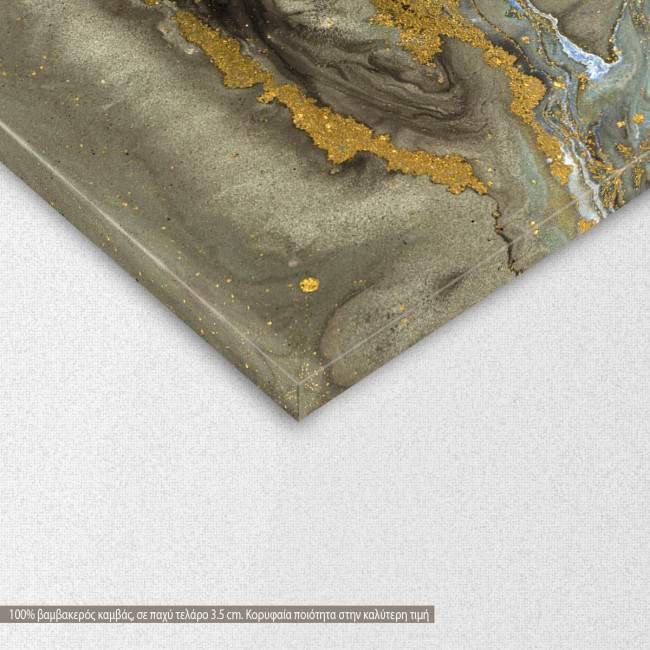Canvas print Gold marble texture, detail