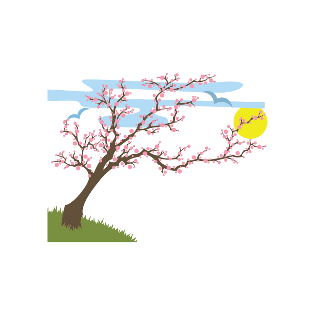 Wall stickers Spring landscape