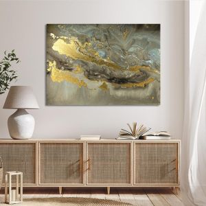 Canvas print Gold marble texture Framed canvas View 1 2