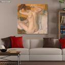 Πίνακας ζωγραφικής Woman combing her hair, Degas E, αντίγραφο σε καμβά