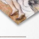 Canvas print Reclining nude, Degas E, detail