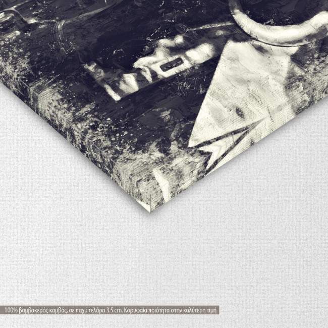 Πίνακας σε καμβά Jazz, the painting, λεπτομέρεια