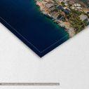 Canvas print Ydra with the harbor, detail