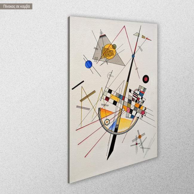 Canvas print Delicate tension, Kandinsky W, side