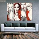 Canvas print  Beauty in Red
