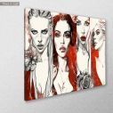 Canvas print  Beauty in Red, side