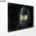 Canvas print The galaxy painting, side