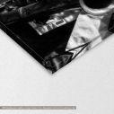 Πίνακας σε καμβά Jazz in black and white, λεπτομέρεια