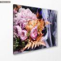 Canvas print Beautiful flower bouquet, side