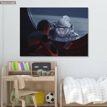 Canvas print Space talk