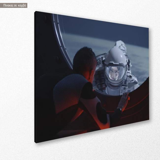 Canvas print Space talk, side