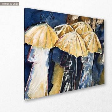 Canvas print A rainy day in watercolor 2